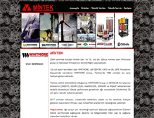 Tablet Screenshot of mintek-tr.com